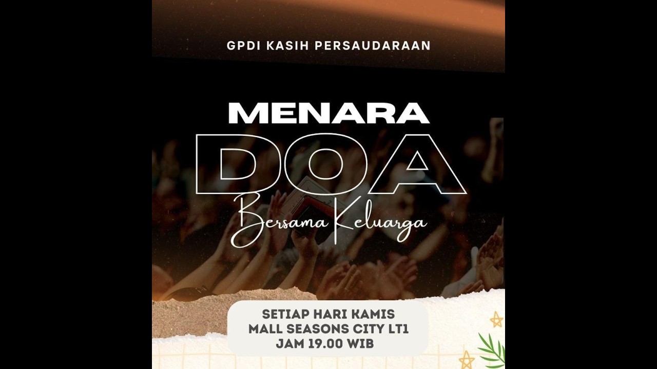 GPdI KASIH PERSAUDARAAN | DOA BERSAMA