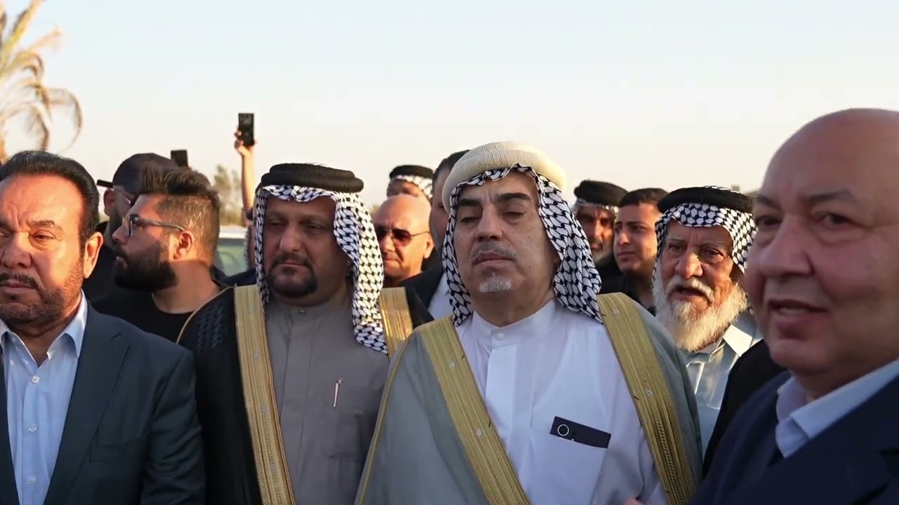 خلال زيارة سمو الامير محمد ربيعه محمد الحبيب امير قبائل ربيعه الى محافظة واسط