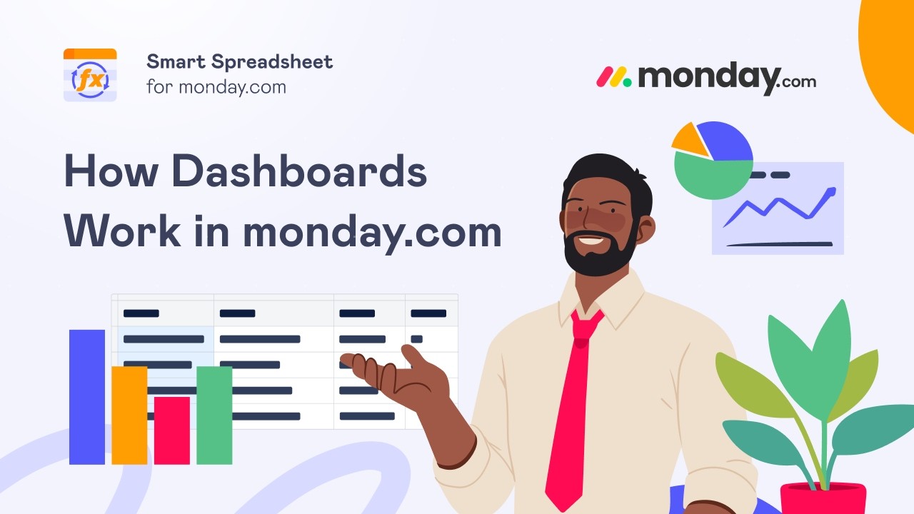 Как работают дашборды на monday.com: превратите их в мощные инструменты для работы с электронными...
