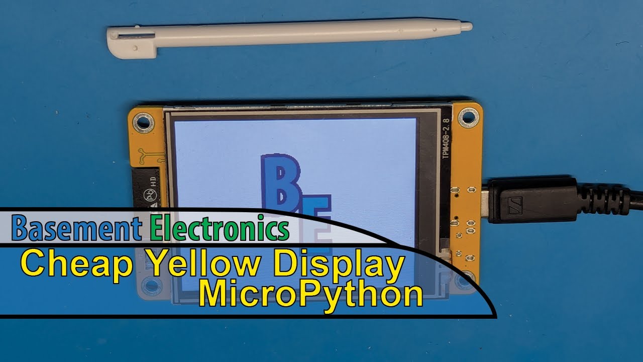 Дешевый желтый дисплей - MicroPython