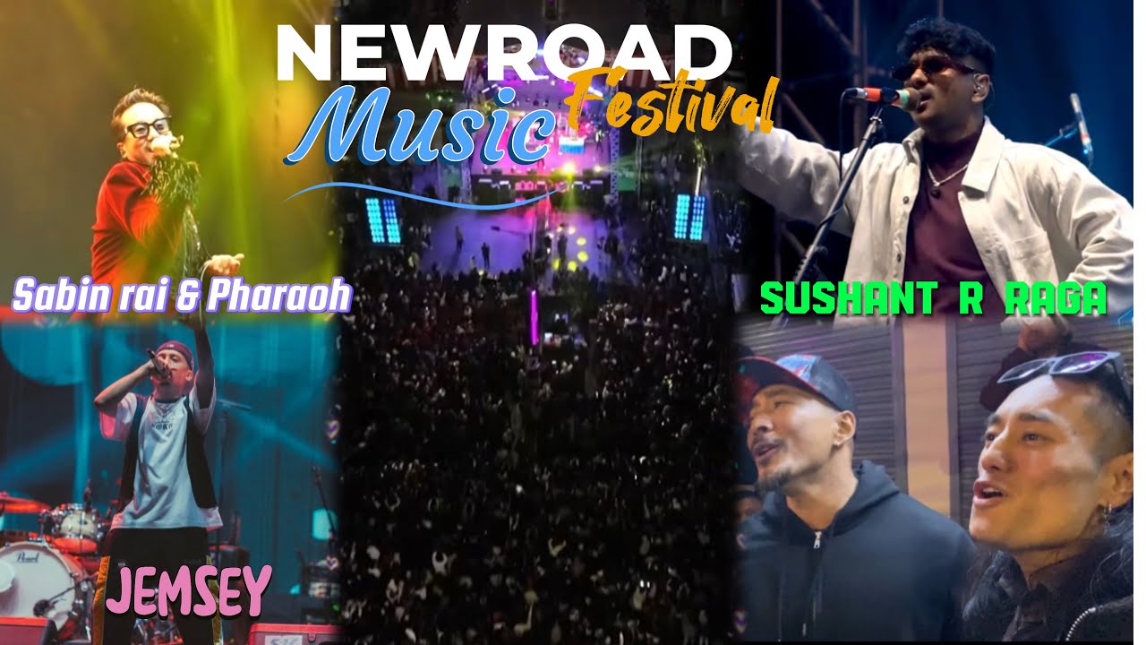 First Time Experiencing Newroad Music Festival on the Main Street of Pokhara Newroad