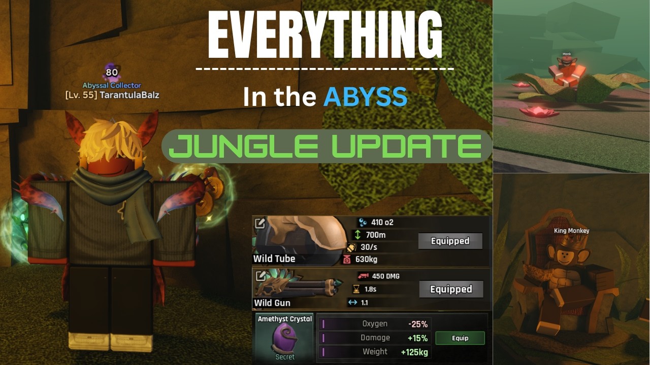 EVERYTHING in the JUNGLE UPDATE! (Roblox ABYSS)