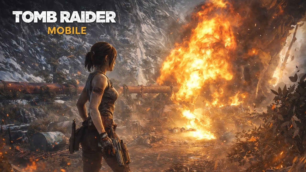 TOMB RAIDER MOBILE #8 - jogando com gamepad 