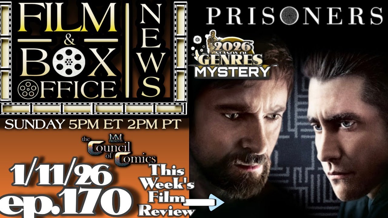 FILM & BOX OFFICE NEWS! LIVE ep170 | PRISONERS (Mystery) film review! JAN. 11, 2025