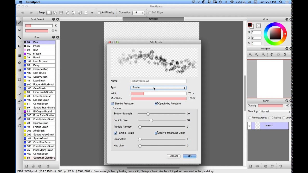How to Install Custom Brushes in FireAlpaca
