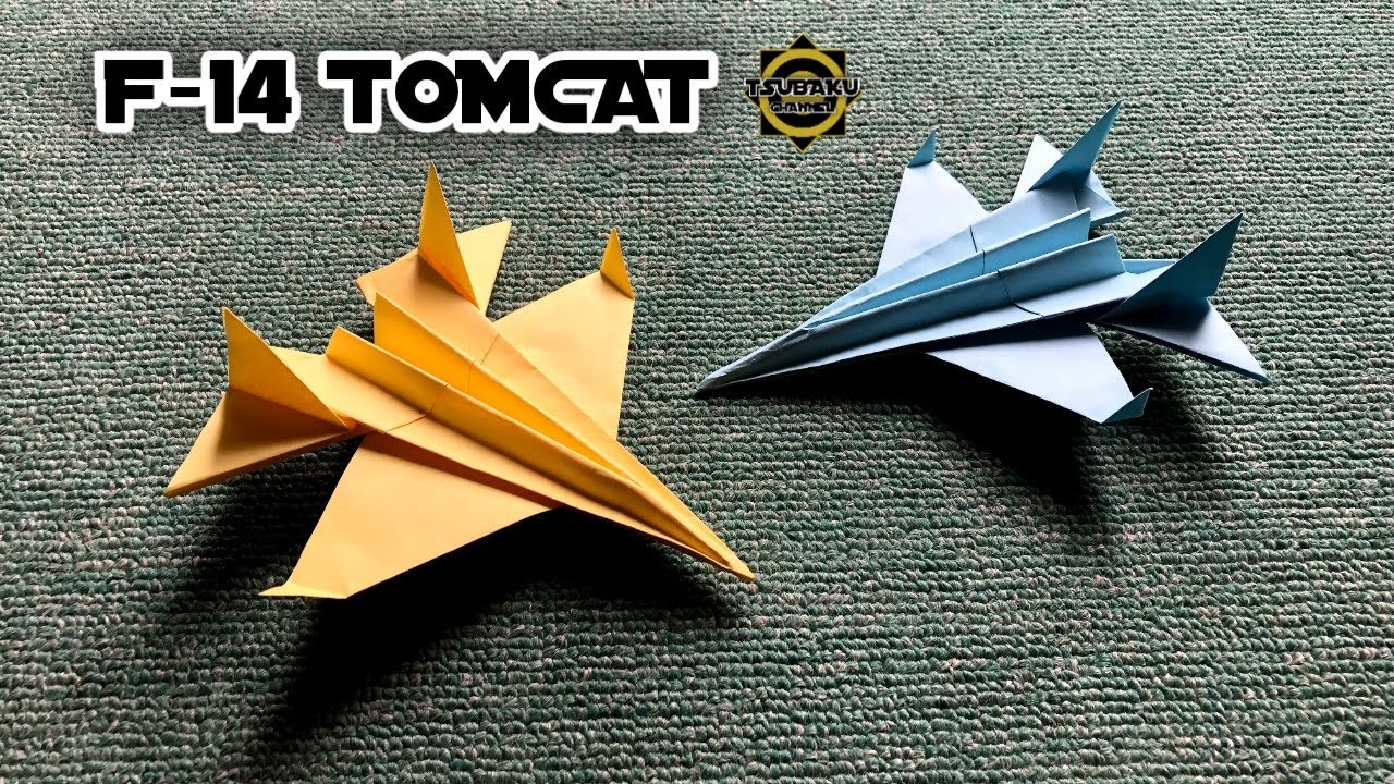 How to make a paper airplane | origami paper jet - Tsubaku Channel