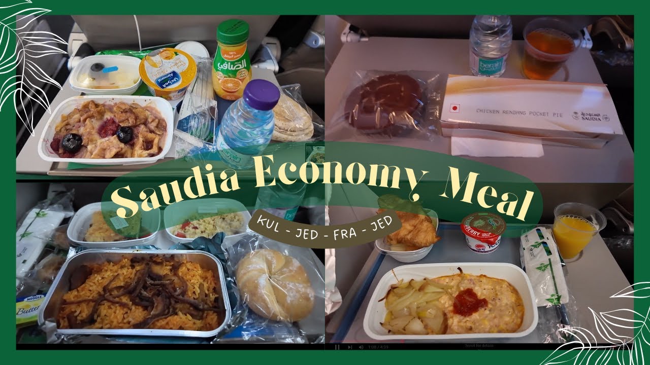 Unboxing My Saudia Airlines Economy Meal, What They SERVED Me!