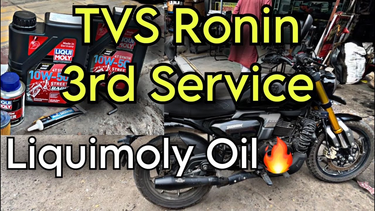TVS Ronin 3rd Service🔥 Liquimoly Engine Oil😍 Aftermarket Service ✅ 1st Time on Youtube😎