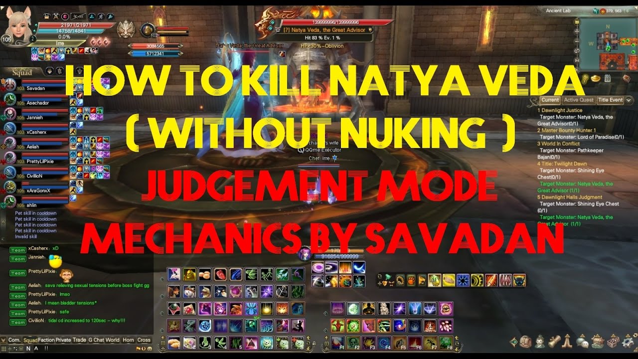 PWI: DHJ How to kill Natya without Nuking (Mechanics by Savadan)