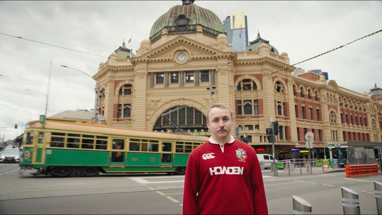British & Irish Lions Fan visits the MCG for the first time
