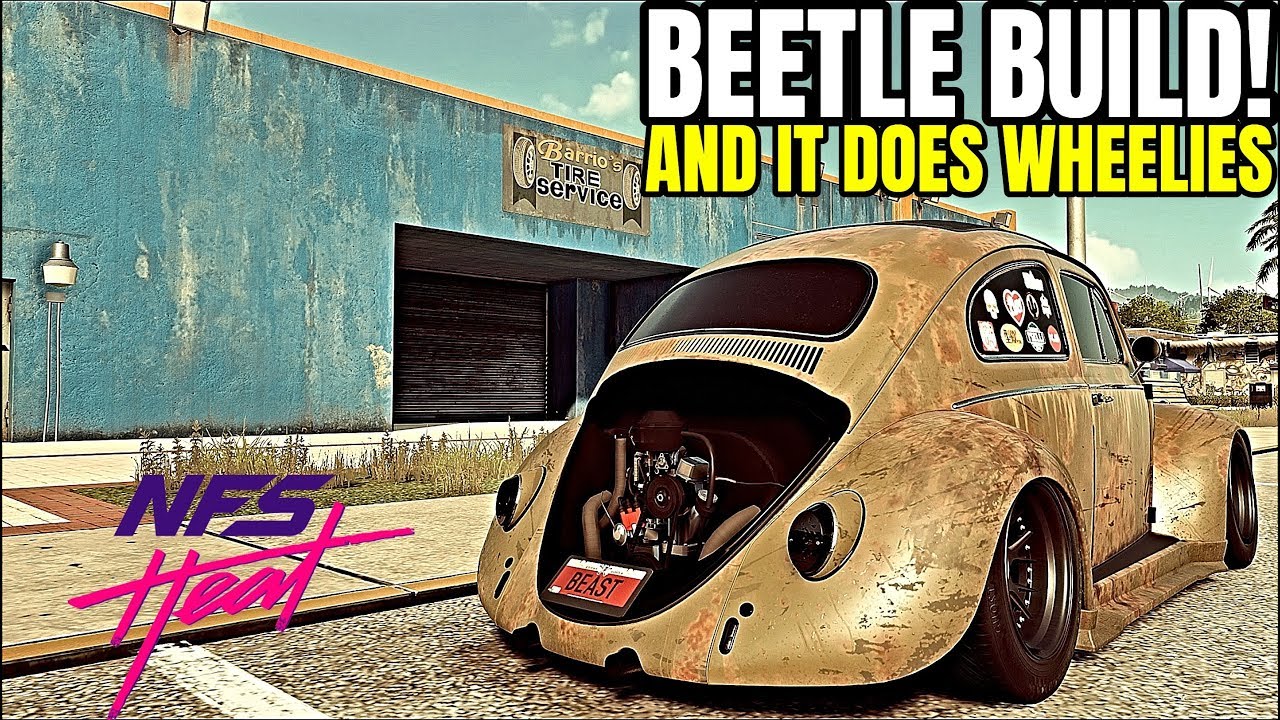 NFS HEAT - VW BEETLE DRAG BUILD | 1,8 Sec 0-100km/t | 500HP ENGINE SWAP