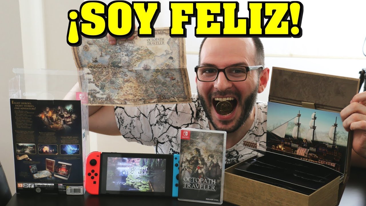 ¡AL FIN TENGO LA EDICIÓN ESPECIAL DE OCTOPATH TRAVELER! - Sasel - Compendium - Unboxing