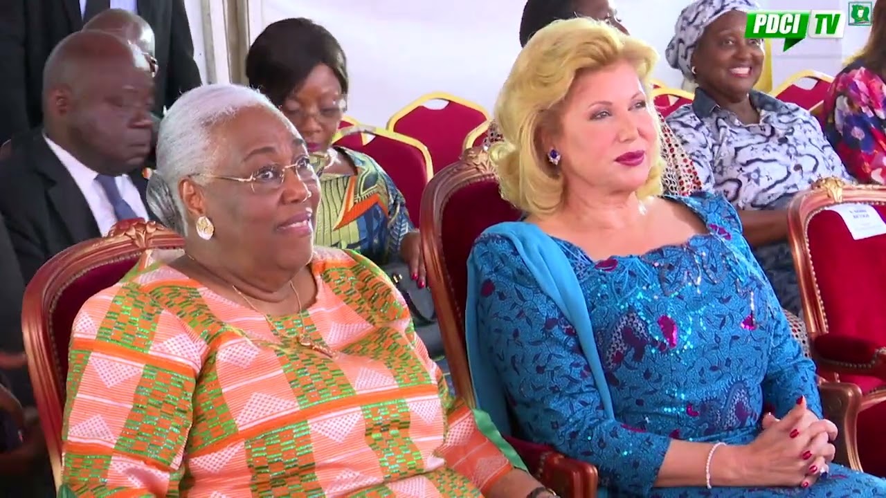 PDCI-RDA : Mme Thérèse Houphouët Boigny honorée par la nation en présence du Président Bédié