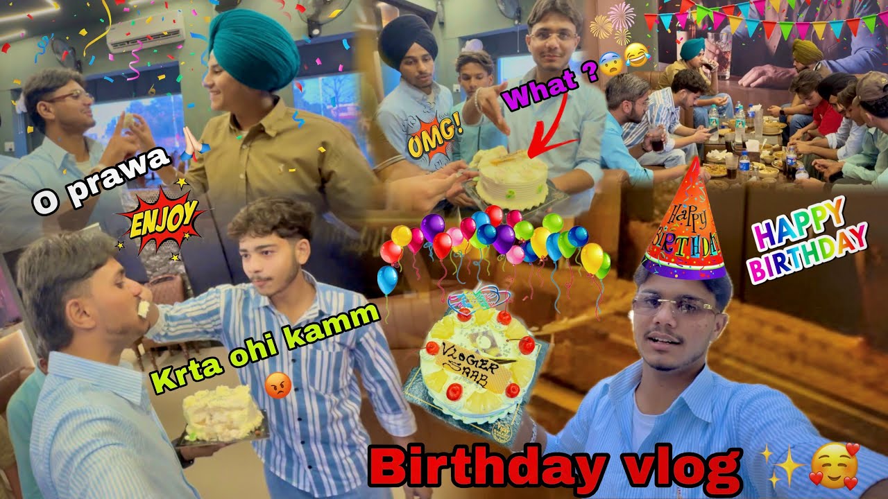 18th Birthday celebration ✨🥰 || krta ohi kamm 😡 || full enjoy ❤️ @Ashishpb18 