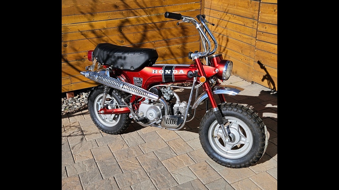 Обзор мотоцикла Honda CT70 1970 года.
