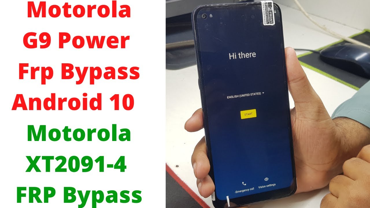 Moto G9 Power Frp Bypass android 10 | Motorola xt2091-4 Frp Bypass | Moto G9 Power Frp Bypass