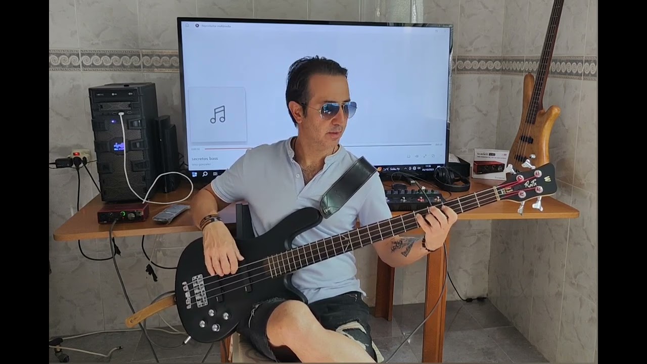 Déjame bass cover