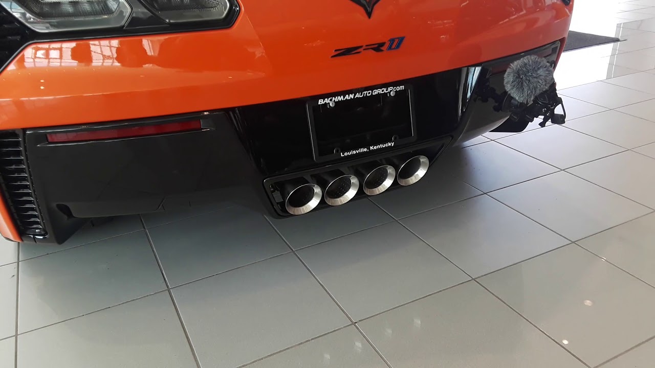ZR1 start up and rev