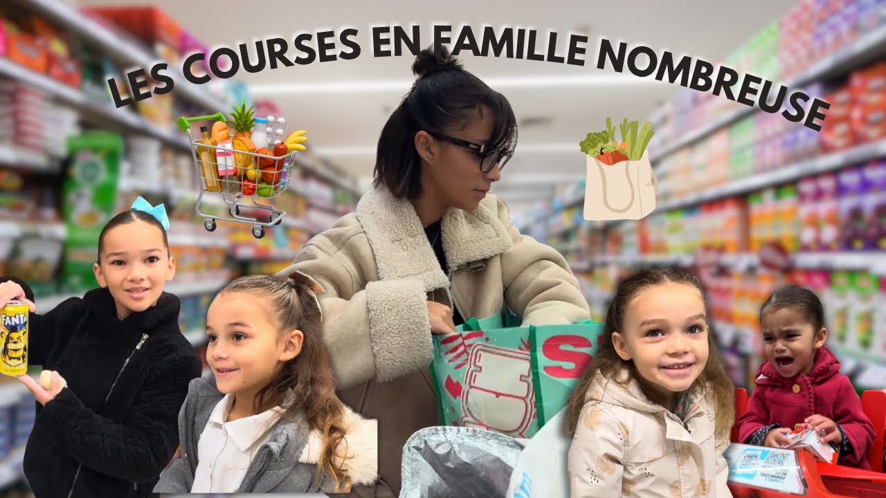 Les courses avec une famille nombreuse | On a fini le lendemain&hellip;😂