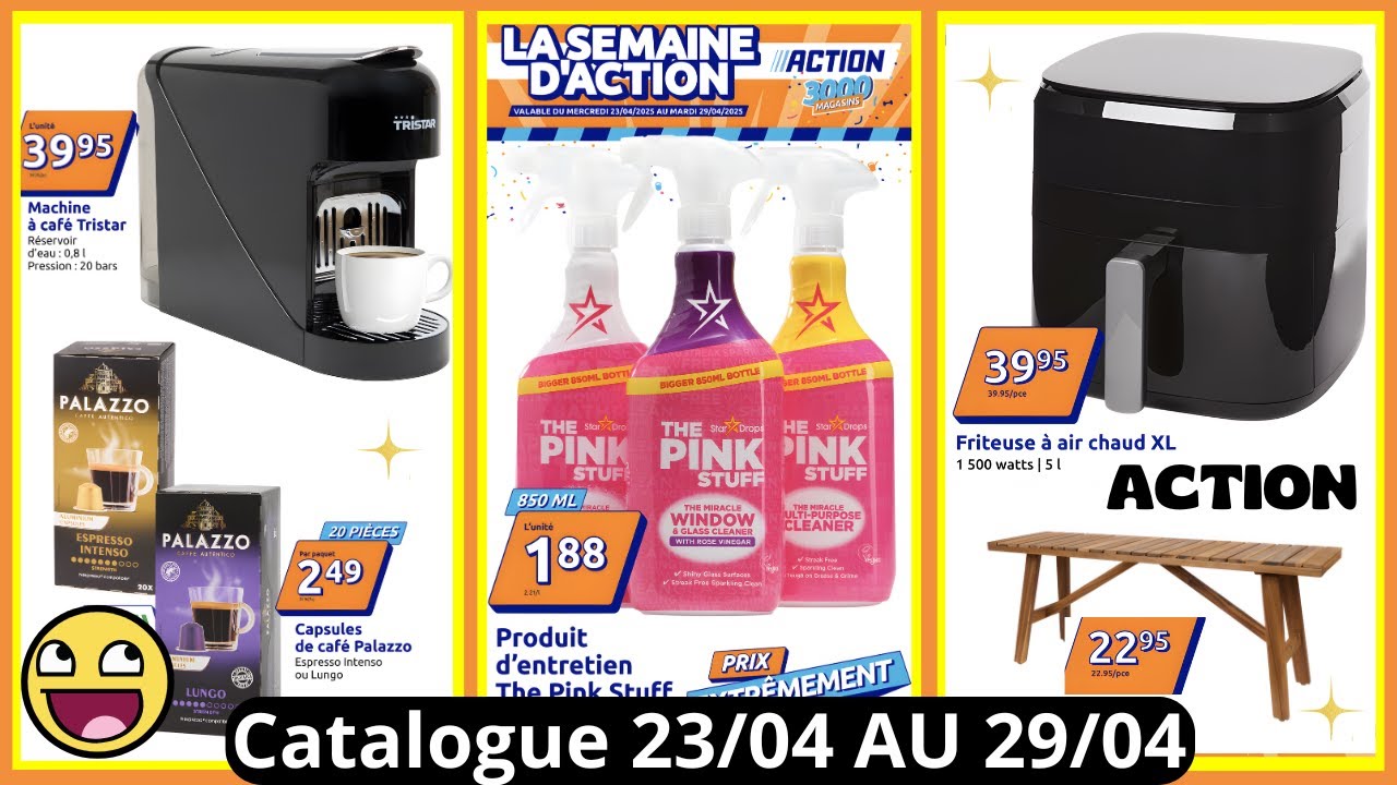 Nouveau Catalogue&nbsp;Action&nbsp;De Cette Semaine 23/04/25 Au 29/04/25 Arrivage Et Bon Plan #action &nbsp;France