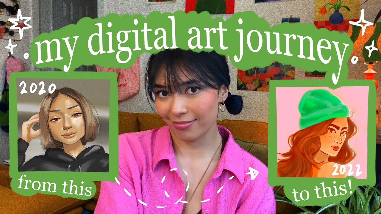 my 2 year journey with digital art ★ finding my art style and learning to draw portraits