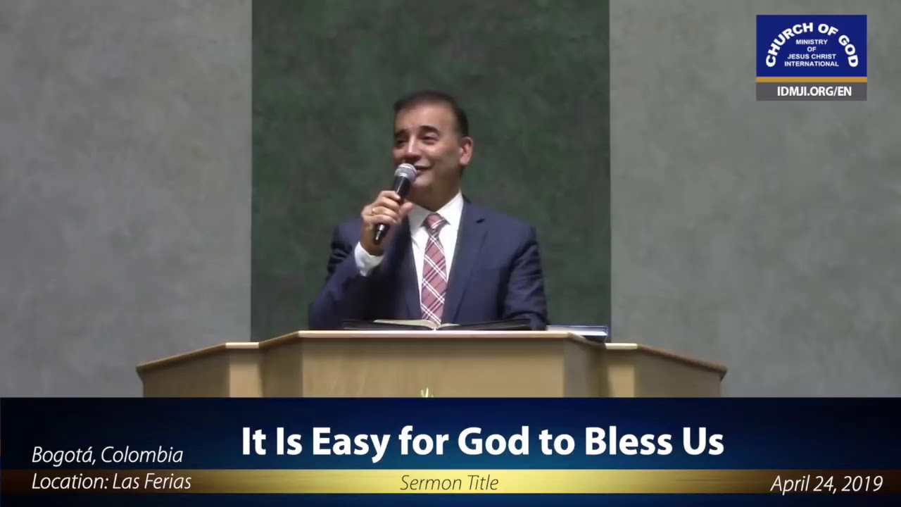 Sermon: It Is Easy for God to Bless Us – Br.  Carlos Alberto Baena (English Dub)
