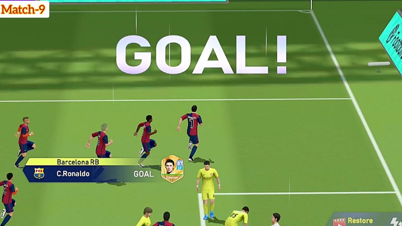 Cristiano Ronaldo Goal! ⚽🔥 | Barcelona vs Andorra la Vella | Match 9 | Football Match Highlights