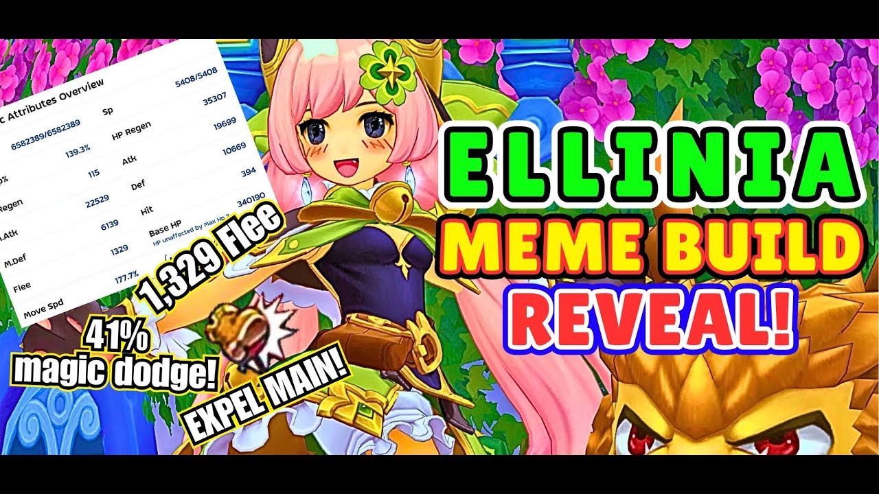 Сборка мема Эллинии GvG/PvP (бегство x уклонение от магии) | Ragnarok M