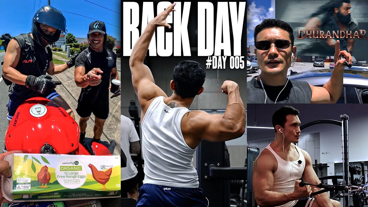 Why EGGS are safe in Australia 🇦🇺 |BACK Training with DHURANDHAR