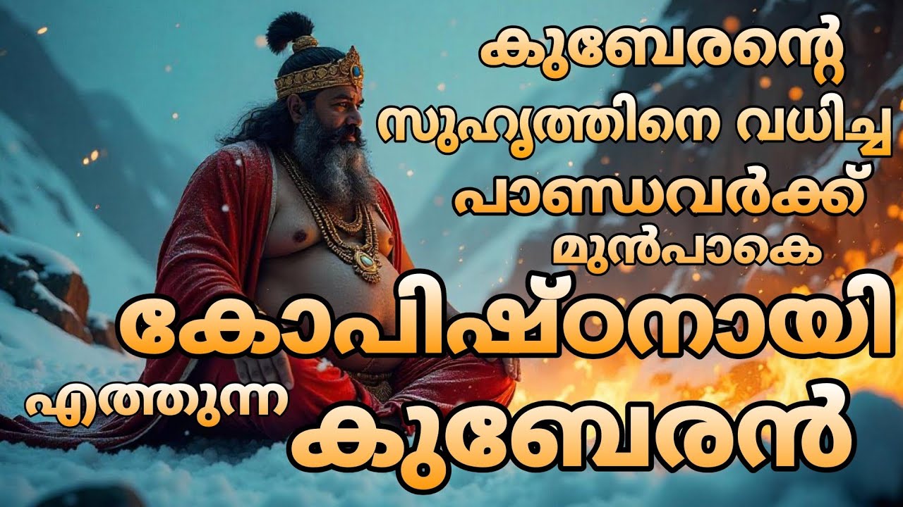 പാണ്ഡവരുടെ ഏറെ കാലത്തെ ആഗ്രഹം ആകുന്ന കുബേരനെ അവർ കാണുന്നു, എന്നാൽ......!#മഹാഭാരതം #പുരാണം