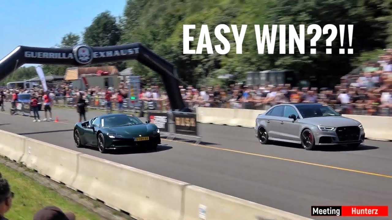 Audi RS is a real Supercar killer... RS3 vs SF90, R8 vs TurboS, RS5 vs SLS, 488 vs RS3 & More!