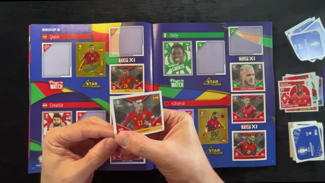 Legends ans Purples ! UEFA Euro 2024 Sticker Album Completion Part 20 #stickeralbum #topps #euro24