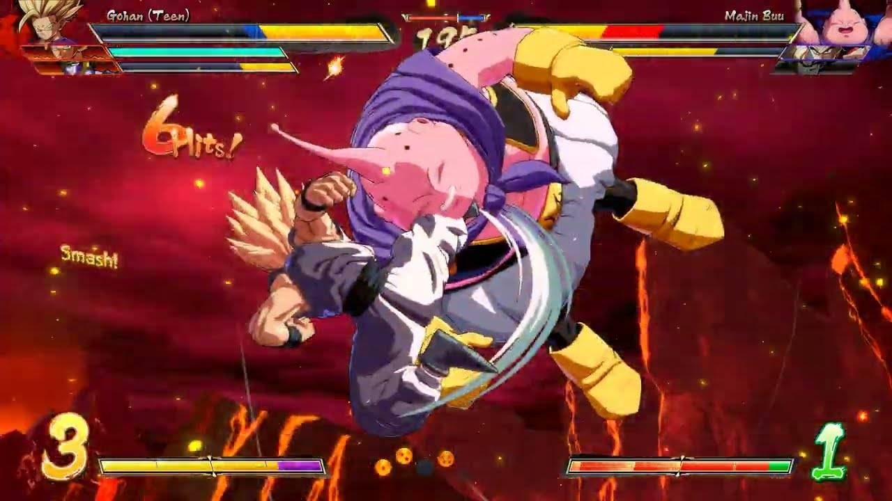 DRAGON BALL FighterZ: Arcade Mode feat. Cell, Goku (Super Saiyan) and Gohan (Teen)