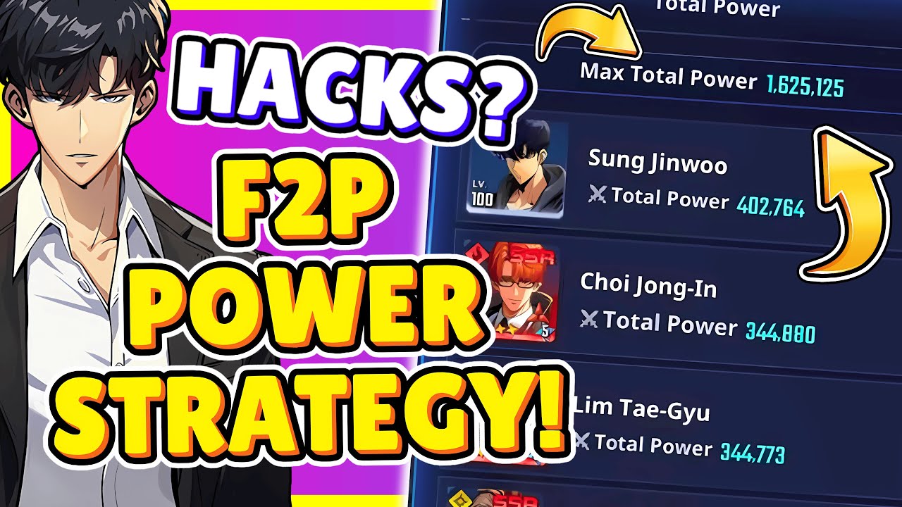 HACKS OR INSANE STRATEGY? 1.6 MILLION POWER F2P ACCOUNT! [Solo Leveling: Arise]