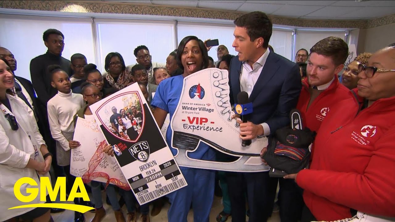 'GMA' surprises a deserving New York City nurse l GMA