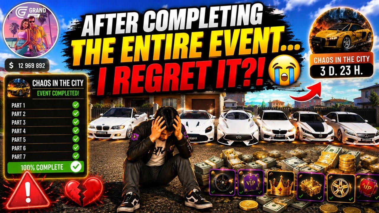 After Completing the ENTIRE Event&hellip; I REGRET IT?! 😭 | Grand Mobile RP