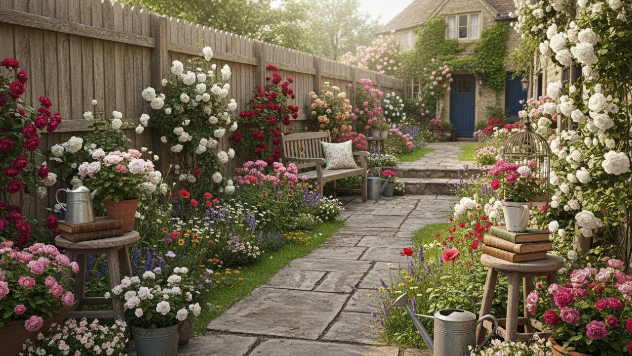Countryside Charm | Small Garden Design 2025 with Natural Backyard Vibes
