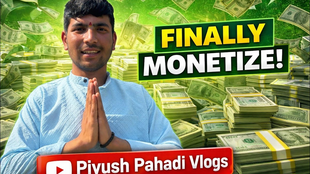 मेरी मेहनत रंग ला गई आप लोगों के प्यार सपोर्ट से॥ Channel monetization Vlog.#monetization #youtube 