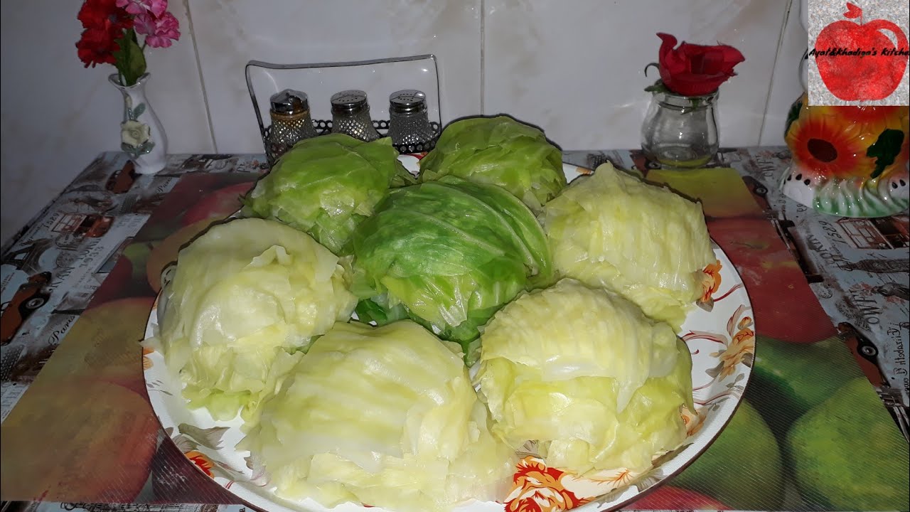 سلق وتقطيع الكرنب🥗بأسهل طريقة👌مش هترمي منها ولا ورقة😎💃《للمبتدئين》🙈{مطبخ آيات وخديجة}💞الحلقة126💘💐