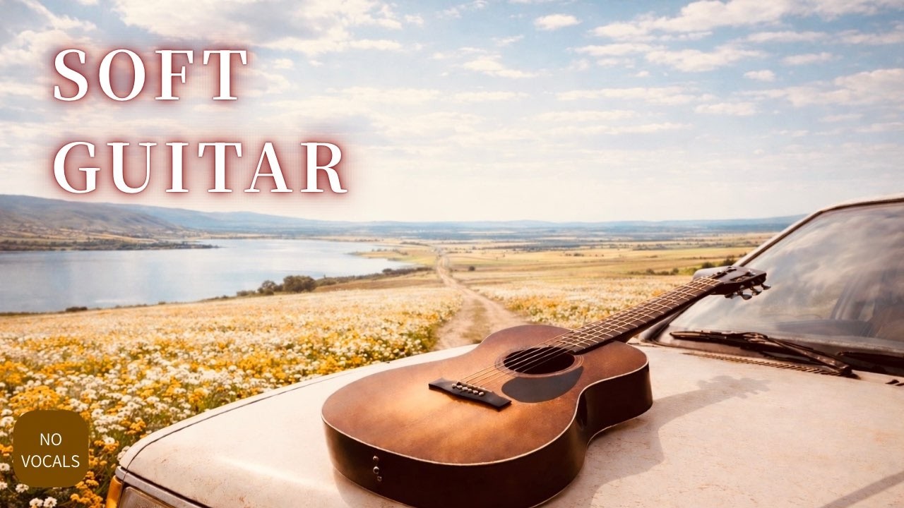 Soft Guitar BGM (30min) – Gentle & Bright Driving Guitar