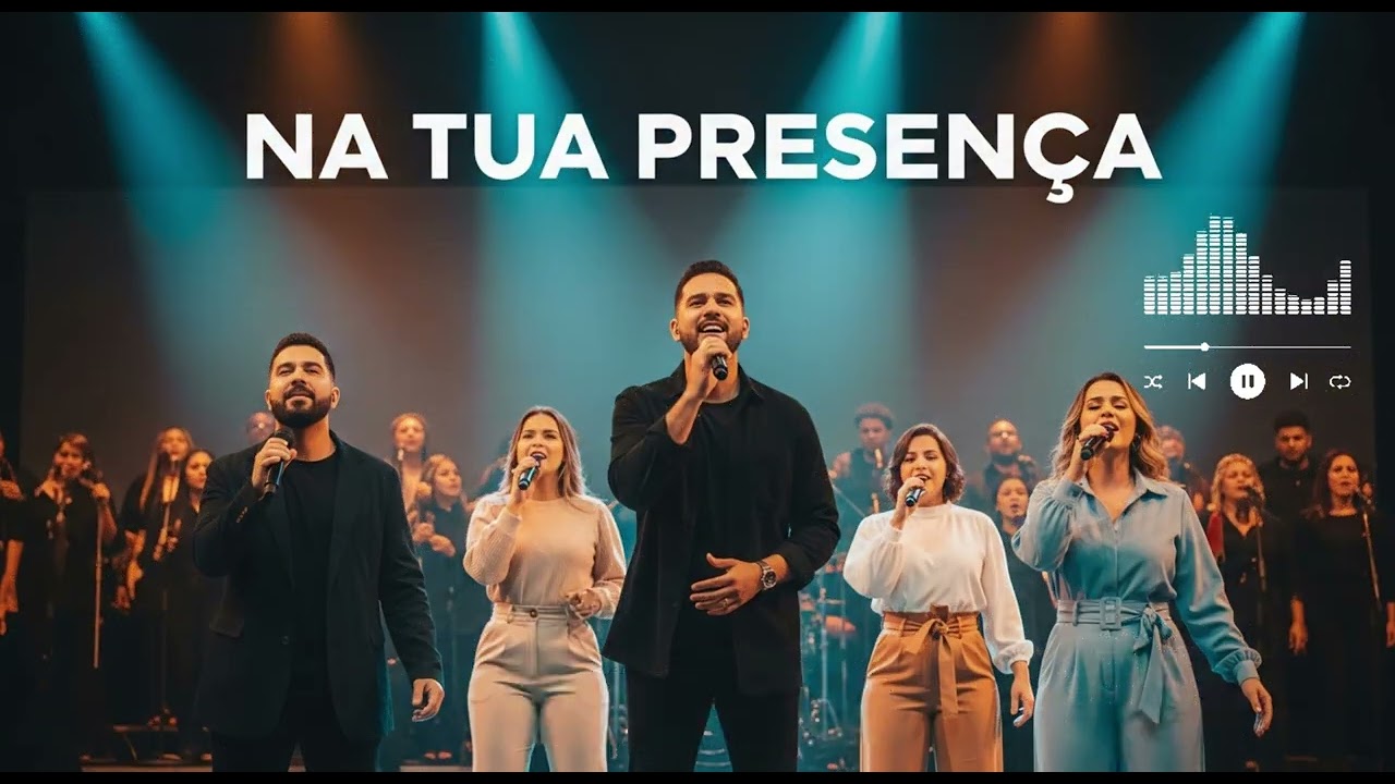 ACALMA O ESPÍRITO!🔥Na Tua Presença - LeoIaGospel ✨DignoDeLouvorIA