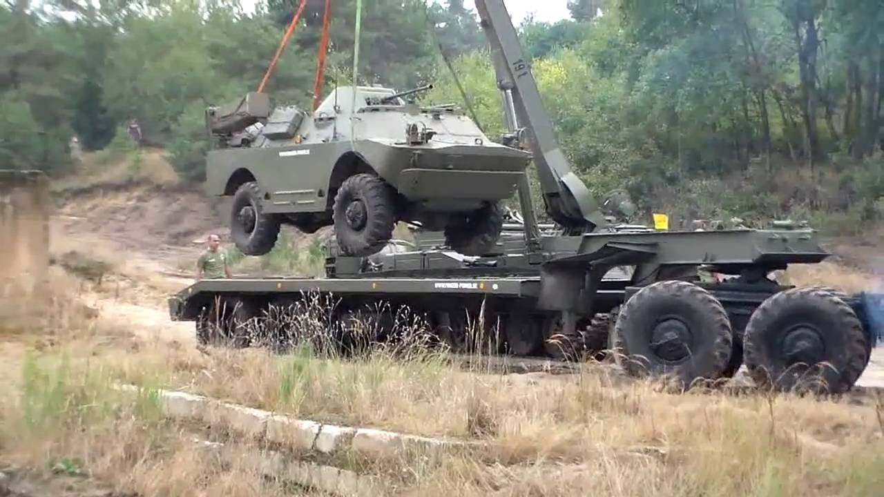 Bergung SPW 40 mit T 72 Kranpanzer, Mahlwinkel 2016