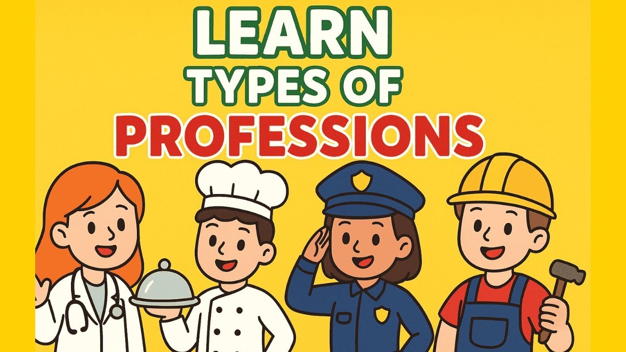 Learn Types of Professions | Occupations Song for Kids | Little Wanderers Entertainment