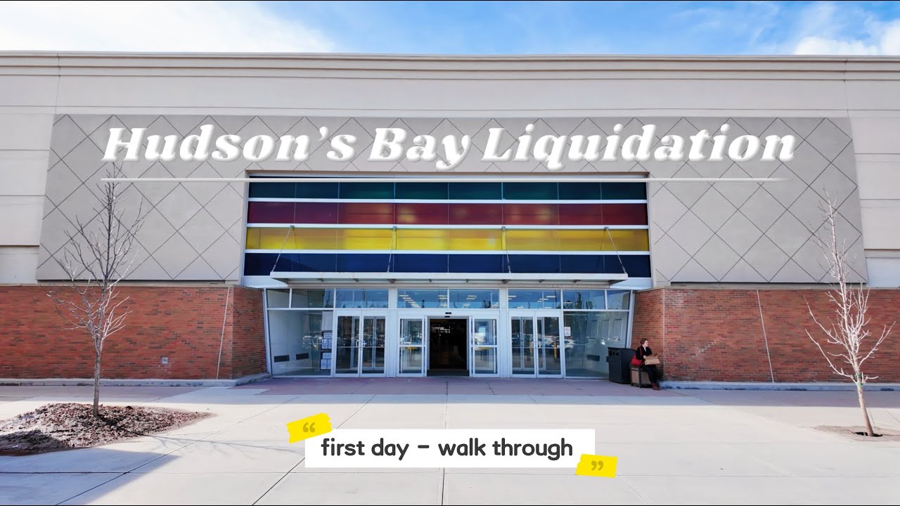Walk through Canada’s Oldest Company’s Liquidation Sale - Hudson’s Bay Closing! POV