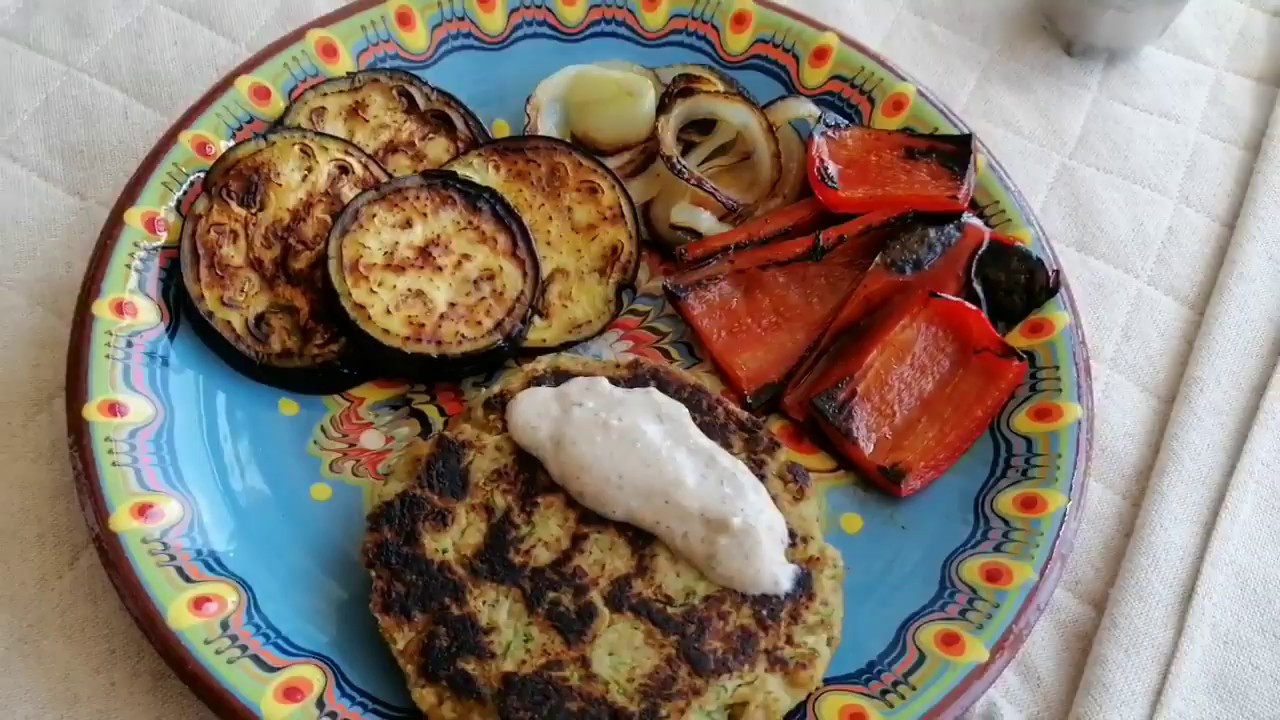 Hamburguesa de calabac&iacute;n y garbanzos