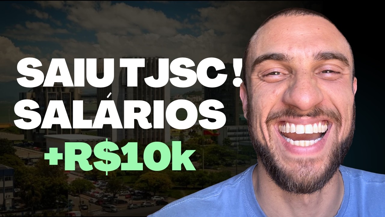Concurso TJSC: SAIU O EDITAL (sal&aacute;rio, cargos e prova)