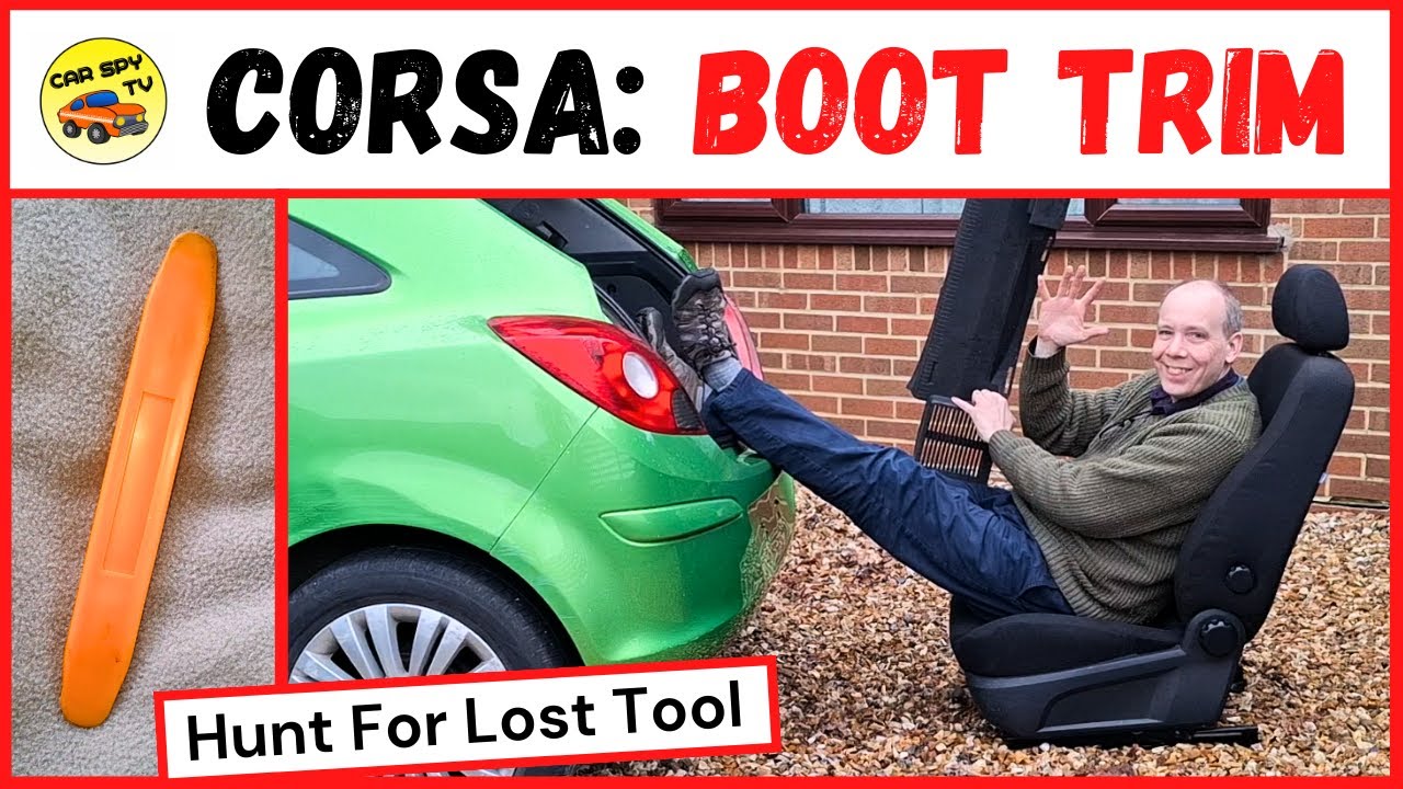 Vauxhall Corsa D Remove Boot Trim: Lost Tool (Opel Corsa D)