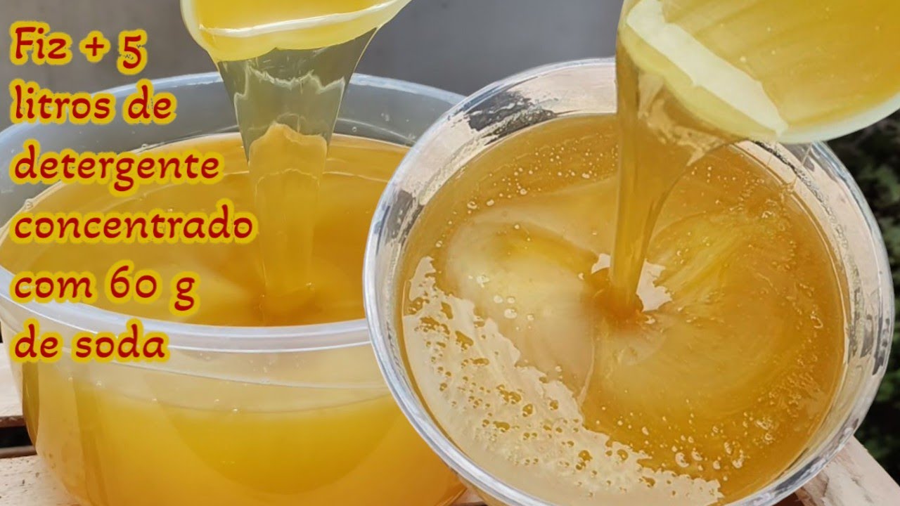 🚀 fiz + de 5 litros de detergente concentrado com 60 g de soda super desengordurante 🤑 tira odor 🤑