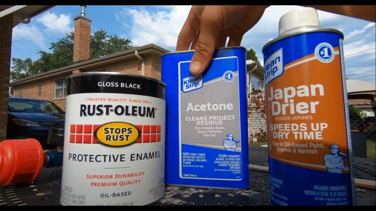 Покраска Rustoleum + японская сушилка = потрясающий результат!