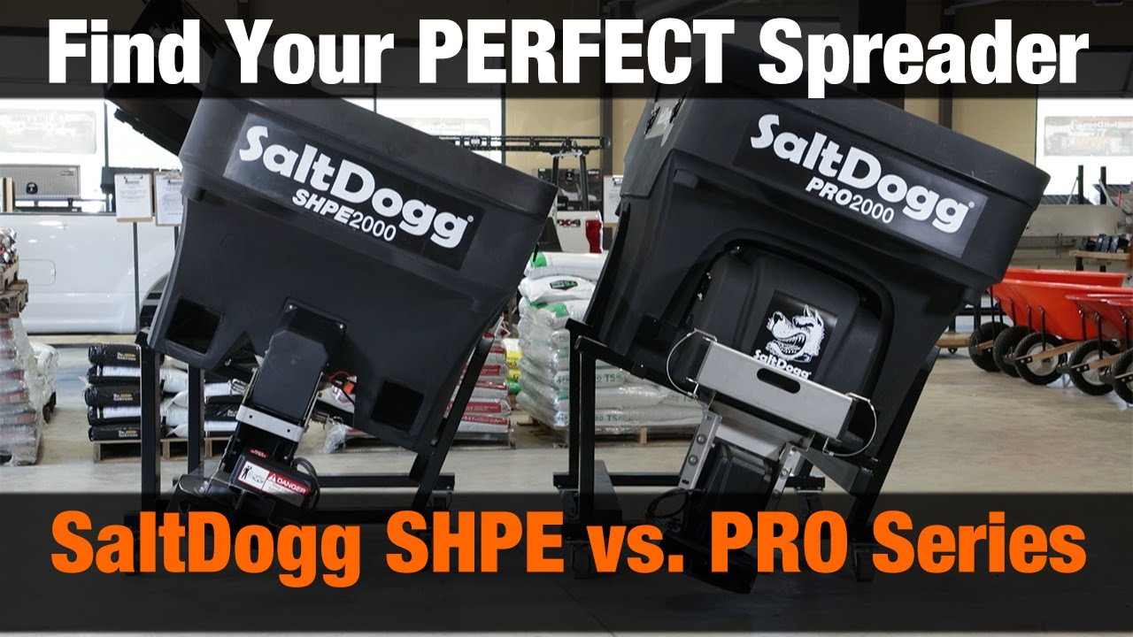 SaltDogg Tech Support: SaltDogg SHPE vs. PRO - Which Spreader is Right for You?
